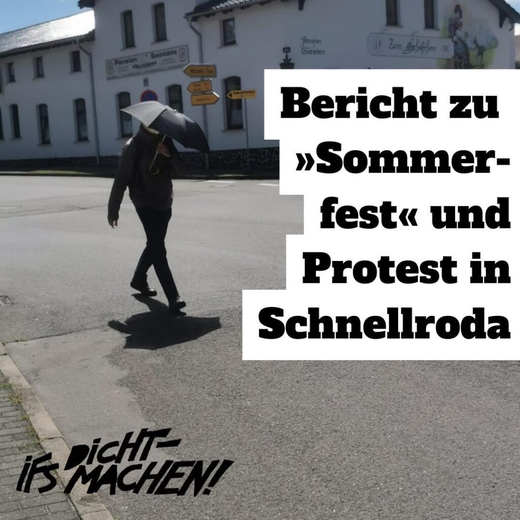 Rückblick: IfS? dicht gemacht! Jetzt kommt das Sommerfest. 13.07.2024, 12 Uhr, Schnellroda